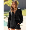 image:imageAUTOMET 2 Piece Sets For Women Lounge Wear Matching Two Piece Outfit01black