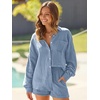 image:imageAUTOMET 2 Piece Sets For Women Lounge Wear Matching Two Piece Outfit01blue