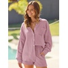 image:imageAUTOMET 2 Piece Sets For Women Lounge Wear Matching Two Piece Outfit01darkpink