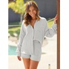 image:imageAUTOMET 2 Piece Sets For Women Lounge Wear Matching Two Piece Outfit01grey