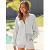 image:imageAUTOMET 2 Piece Sets For Women Lounge Wear Matching Two Piece Outfit01grey