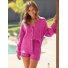 image:imageAUTOMET 2 Piece Sets For Women Lounge Wear Matching Two Piece Outfit01hotpink
