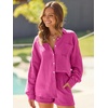 image:imageAUTOMET 2 Piece Sets For Women Lounge Wear Matching Two Piece Outfit01hotpink