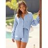 image:imageAUTOMET 2 Piece Sets For Women Lounge Wear Matching Two Piece Outfit01skyblue