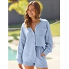 image:imageAUTOMET 2 Piece Sets For Women Lounge Wear Matching Two Piece Outfit01skyblue