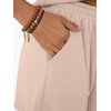image:imageAUTOMET 2 Piece Summer Short Set Matching V Neck Cap Sleeve Lounge ClothingAlmond