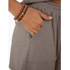 image:imageAUTOMET 2 Piece Summer Short Set Matching V Neck Cap Sleeve Lounge ClothingCoffee Grey