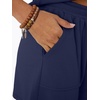 image:imageAUTOMET 2 Piece Summer Short Set Matching V Neck Cap Sleeve Lounge ClothingNavy