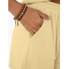 image:imageAUTOMET 2 Piece Summer Short Set Matching V Neck Cap Sleeve Lounge ClothingYellow