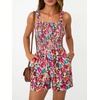 image:imageAUTOMET Rompers for Women Summer Vacation Beach OutfitsRose