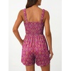 image:imageAUTOMET Rompers for Women Summer Vacation Beach OutfitsRose Red