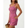 image:imageAUTOMET Rompers for Women Summer Vacation Beach OutfitsRose Red