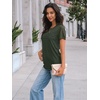 image:imageAUTOMET Short Sleeve Tops for Women Summer Dressy Casual Shirts 2026 BlouseArmy Green