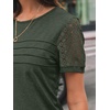 image:imageAUTOMET Short Sleeve Tops for Women Summer Dressy Casual Shirts 2026 BlouseArmy Green