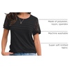 image:imageAUTOMET Short Sleeve Tops for Women Summer Dressy Casual Shirts 2026 BlouseBlack