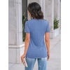 image:imageAUTOMET Short Sleeve Tops for Women Summer Dressy Casual Shirts 2026 BlouseBlue