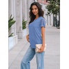 image:imageAUTOMET Short Sleeve Tops for Women Summer Dressy Casual Shirts 2026 BlouseBlue