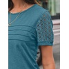 image:imageAUTOMET Short Sleeve Tops for Women Summer Dressy Casual Shirts 2026 BlouseBlue Green