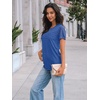 image:imageAUTOMET Short Sleeve Tops for Women Summer Dressy Casual Shirts 2026 BlouseCobalt Blue