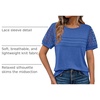 image:imageAUTOMET Short Sleeve Tops for Women Summer Dressy Casual Shirts 2026 BlouseCobalt Blue