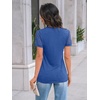 image:imageAUTOMET Short Sleeve Tops for Women Summer Dressy Casual Shirts 2026 BlouseCobalt Blue