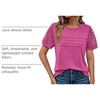 image:imageAUTOMET Short Sleeve Tops for Women Summer Dressy Casual Shirts 2026 BlouseFuscia