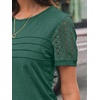 image:imageAUTOMET Short Sleeve Tops for Women Summer Dressy Casual Shirts 2026 BlouseGreen