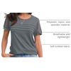 image:imageAUTOMET Short Sleeve Tops for Women Summer Dressy Casual Shirts 2026 BlouseGrey