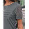 image:imageAUTOMET Short Sleeve Tops for Women Summer Dressy Casual Shirts 2026 BlouseGrey