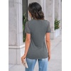image:imageAUTOMET Short Sleeve Tops for Women Summer Dressy Casual Shirts 2026 BlouseGrey