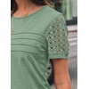 image:imageAUTOMET Short Sleeve Tops for Women Summer Dressy Casual Shirts 2026 BlouseLight Green