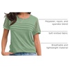 image:imageAUTOMET Short Sleeve Tops for Women Summer Dressy Casual Shirts 2026 BlouseLight Green