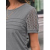 image:imageAUTOMET Short Sleeve Tops for Women Summer Dressy Casual Shirts 2026 BlouseLight Grey