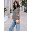 image:imageAUTOMET Short Sleeve Tops for Women Summer Dressy Casual Shirts 2026 BlouseLight Grey