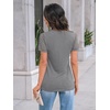 image:imageAUTOMET Short Sleeve Tops for Women Summer Dressy Casual Shirts 2026 BlouseLight Grey