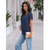 image:imageAUTOMET Short Sleeve Tops for Women Summer Dressy Casual Shirts 2026 BlouseNavy