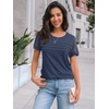 image:imageAUTOMET Short Sleeve Tops for Women Summer Dressy Casual Shirts 2026 BlouseNavy