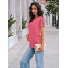 image:imageAUTOMET Short Sleeve Tops for Women Summer Dressy Casual Shirts 2026 BlousePeach Pink