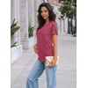 image:imageAUTOMET Short Sleeve Tops for Women Summer Dressy Casual Shirts 2026 BlouseRose
