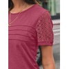 image:imageAUTOMET Short Sleeve Tops for Women Summer Dressy Casual Shirts 2026 BlouseRose