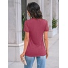 image:imageAUTOMET Short Sleeve Tops for Women Summer Dressy Casual Shirts 2026 BlouseRose