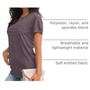 image:imageAUTOMET Short Sleeve Tops for Women Summer Dressy Casual Shirts 2026 BlouseRose Taupe