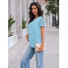 image:imageAUTOMET Short Sleeve Tops for Women Summer Dressy Casual Shirts 2026 BlouseSky