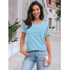 image:imageAUTOMET Short Sleeve Tops for Women Summer Dressy Casual Shirts 2026 BlouseSky