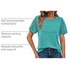 image:imageAUTOMET Short Sleeve Tops for Women Summer Dressy Casual Shirts 2026 BlouseTeal