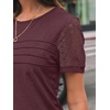 image:imageAUTOMET Short Sleeve Tops for Women Summer Dressy Casual Shirts 2026 BlouseWine Red
