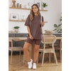 image:imageAUTOMET Women 2 Piece Sets Summer Outfits 2026 Two Piece Matching ClothingBrown