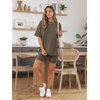 image:imageAUTOMET Women 2 Piece Sets Summer Outfits 2026 Two Piece Matching ClothingCoffee Grey
