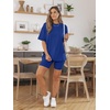 image:imageAUTOMET Women 2 Piece Sets Summer Outfits 2026 Two Piece Matching ClothingDark Blue