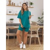 image:imageAUTOMET Women 2 Piece Sets Summer Outfits 2026 Two Piece Matching ClothingDark Green